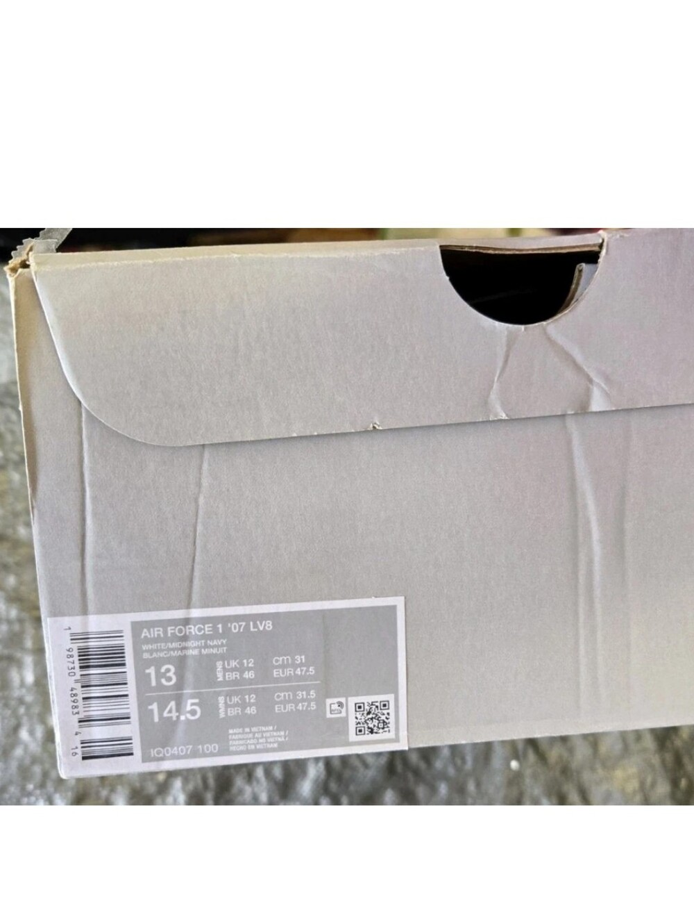 Nike Air Force 1 '07 LV8 Team USA World Cup IQ0407-100 Men's Size 13 - Picture 7 of 7